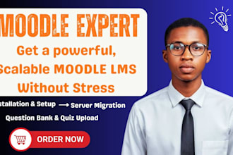 build moodle lms website moodle elearning courses online learning moodle setup