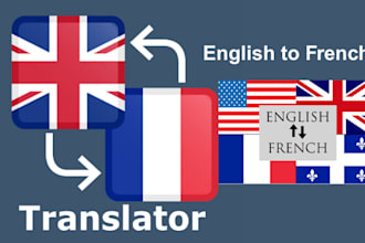 professional english to french translation