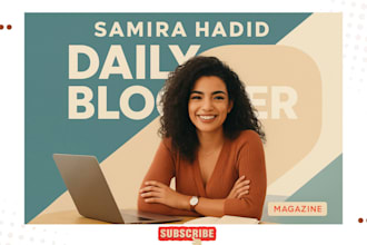design professional youtube banners and social media headers