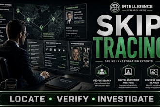 do skip tracing people search digital footprint analysis reverse image search