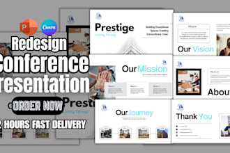 redesign conference poster presentation, scientific, medical powerpoint slides