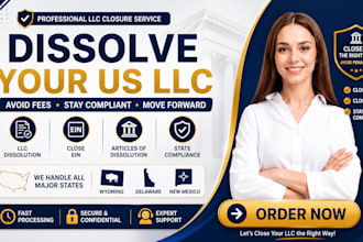 us llc dissolution or close corporation and cancel ein in any states