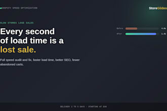 speed up your slow shopify store and stop losing sales to load time