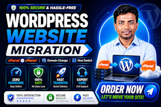 do professional website migration and wordpress transfer