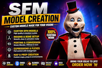 create and rig sfm model, gmod playermodel, sfm porting, l4d2, tf2, convert sfm