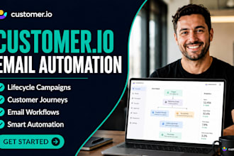 customer io email automation customer io lifecycle campaign customer work