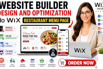 do wix restaurant menu page mobile broken online ordering setup fix now layout