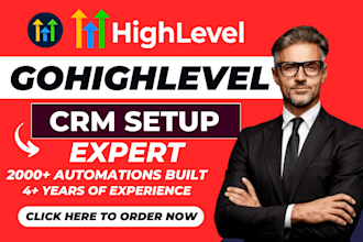 do ghl crm setup ghl automation ghl website design go high level expert