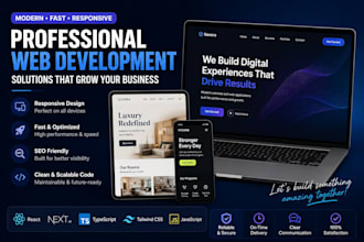 develop a fast, responsive, and SEO friendly website