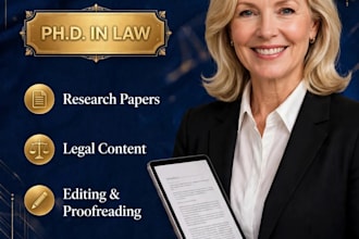 research and write legal papers and content