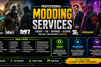 create optimize fix install gta 5 cyberpunk 2077 skyrim fallout 4 mods dayz mod