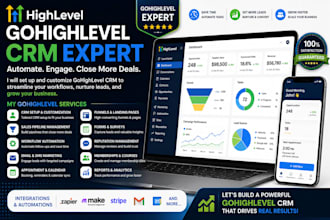 setup gohighlevel crm for you