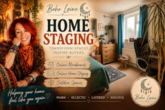 create an online home staging plan