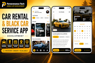create premium car rental app, chauffeur app, limousine booking app