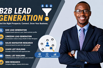 do b2b lead generation, linkedin lead generation, sales navigator, leads list