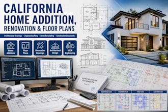 california home addition renovation plans floor plans architectural engineering