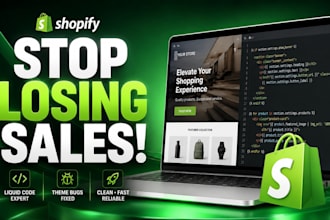 be your shopify liquid code developer fix shopify theme bugs shopify coding