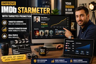 do imdb promotion improve imdb starmeter rank with targeted promotion