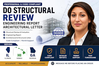 do structural review engineering report architectural letter in illinois hi ga