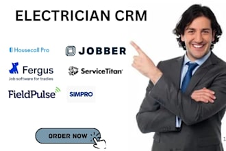 setup electrician crm servicetitan simpro fergus housecell pro jobber fieldpulse