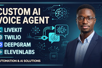 build a custom ai voice agent with livekit, twilio, deepgram, elevenlabs