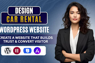 build car rental website car dealership car rental booking wordpress website