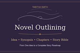 outline your romance, mystery, horror, scifi, or fantasy novel