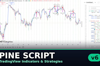 create tradingview pine script v6 indicators and strategies