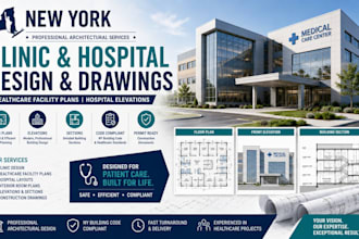 do new york clinic design healthcare facility plans hospital elevations drawings