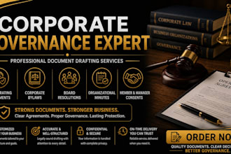 draft llc operating agreements, corporate bylaws and board resolutions