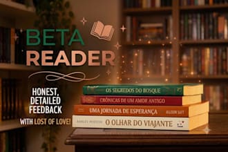 be your professional beta reader for your book