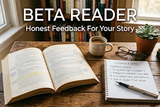 beta read your book and provide detailed feedback