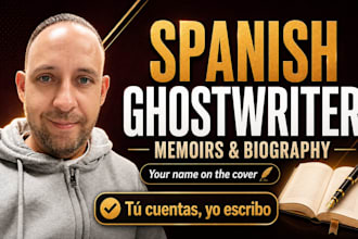 ghostwrite your memoir, biography or nonfiction book in spanish