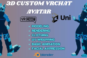 do realistic 3d furry model, vrchat avatar, nsfw vtuber model