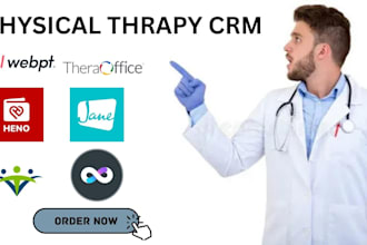 setup therapy clinics crm webpt clinicient  jane app heno theraoffice telehealth