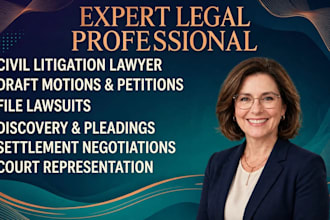 draft legal motions and pleadings as a california civil litigation lawyer today