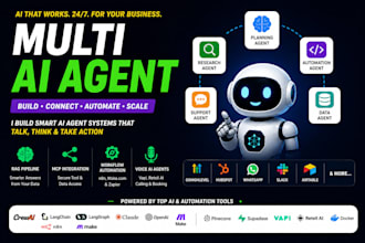 build multi ai agents with crewai, langchain, lindy, claude mcp server, rag n8n