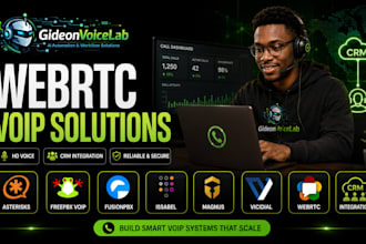 setup webrtc agents CRM integration setup asterisks freepbx voip fusionpbx