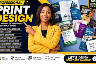 design mordern brochure catalog company profile booklet and marketing materials