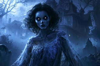 horror character illustration art