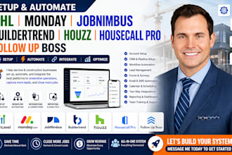 hubspot salesforce zoho CRM pipedrive follow up boss clickup boss  jobnnimbus