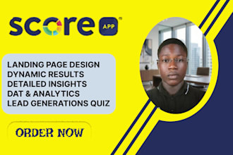 build interactive score apps, quiz apps and lead generation landing pages