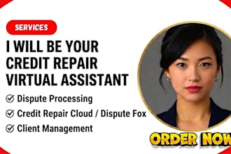 be credit repair virtual assistant using credit repair cloud disputefox CRM tool