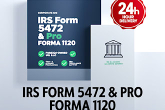 file irs form 5472 and pro forma 1120 for foreign owned llc
