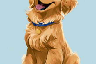 design amazing disney pet portrait