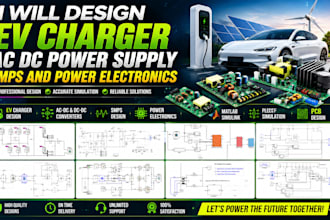 design ev charger ac dc power supply smps and matlab simulink power electronics