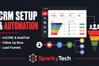 configure your CRM and build automated lead funnels