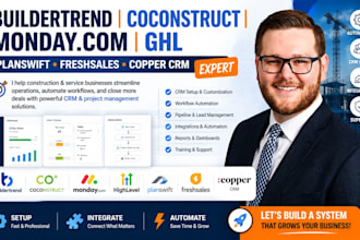 builddertread coconstruction make monday ghl planswift freshsales copper CRM