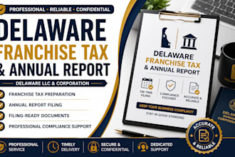 file your delaware franchise tax and annual report