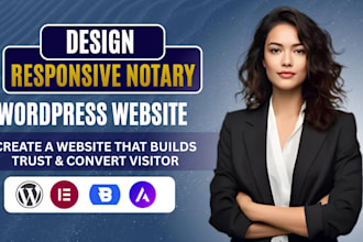 build notary website lawyer, law firm, attorney website notary wordpress website